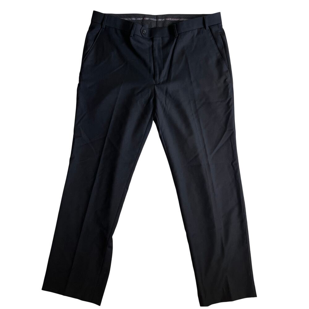 Lauren Ralph Lauren Men's Wool Trouser Pants Black 38 x 30